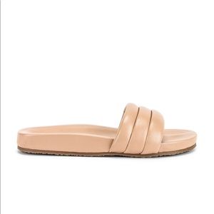 Seychelles Low Key Slide Ivory Leather